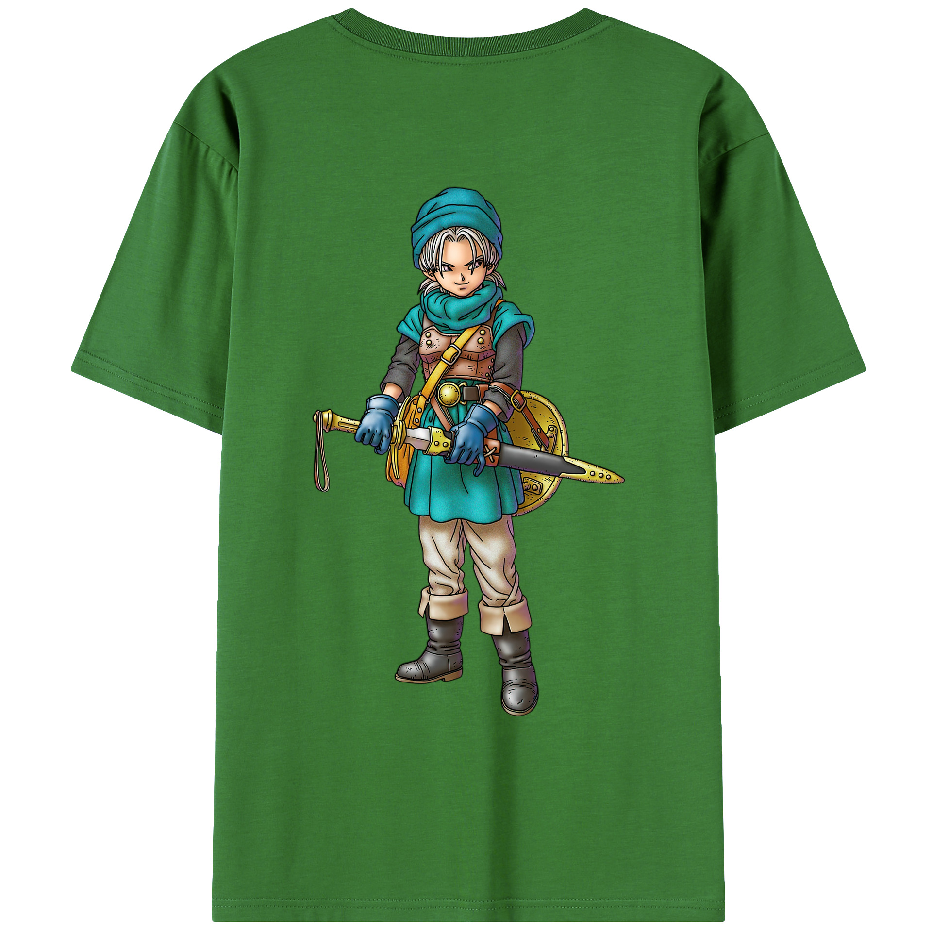 （画像用） ドラゴンクエスト Doragon Kuesuto Dragon Quest レディース半袖Tシャツ(バックプリント)